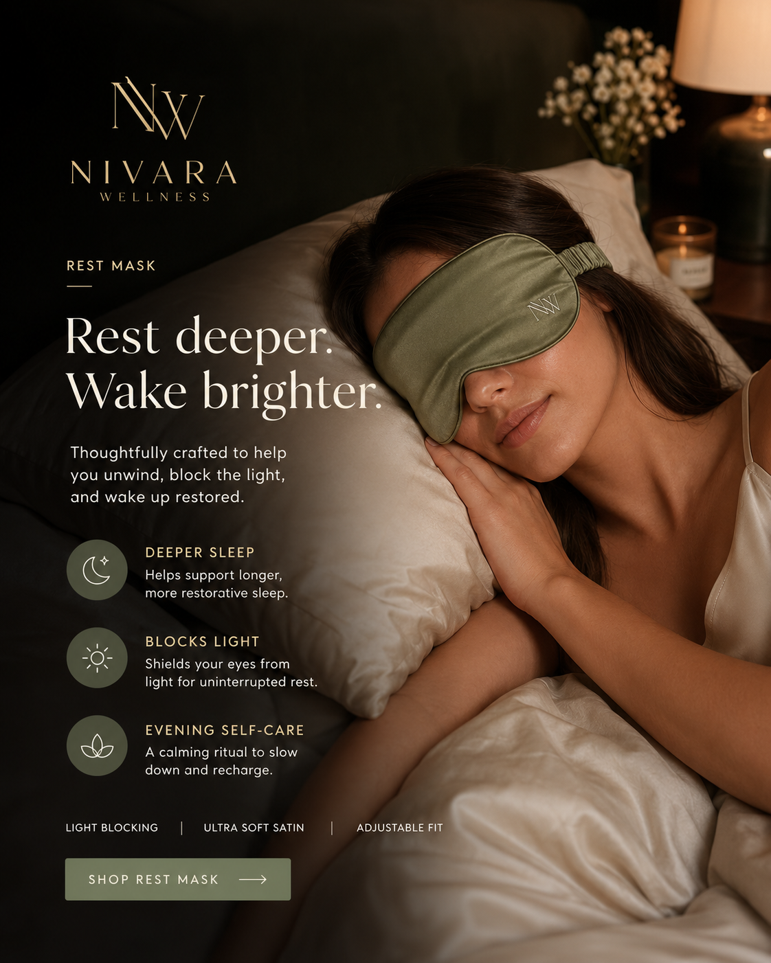 Rest Mask by Nivara Wellness