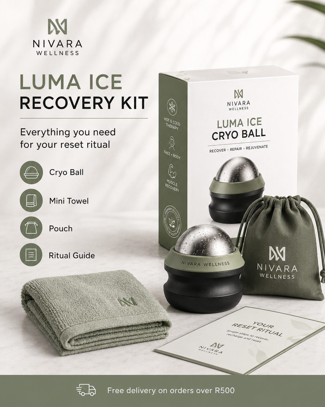 Luma Ice Cryo Ball by Nivara Wellness