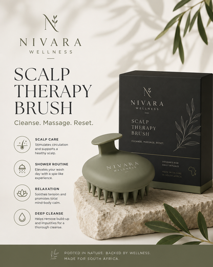 Scalp Therapy Brush by Nivara Wellness